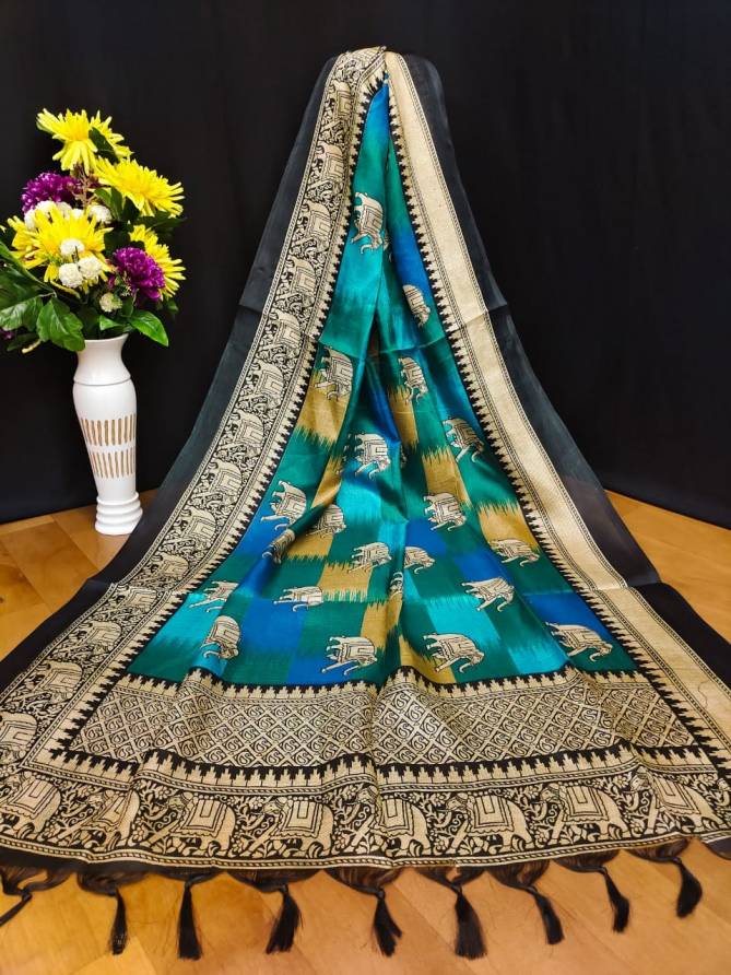 Assam Silk 2 Silk Printed Casual Wear Wholesale Dupatta Collection